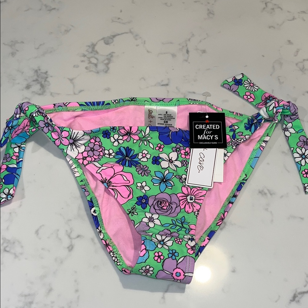 NWT Floral Bikini Bottom